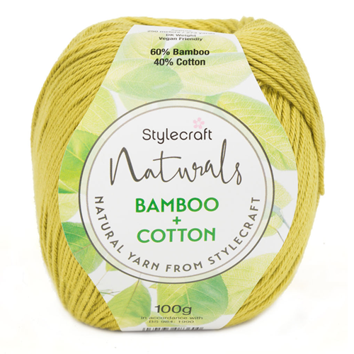 Stylecraft Naturals Banboo & Cotton DK 100g