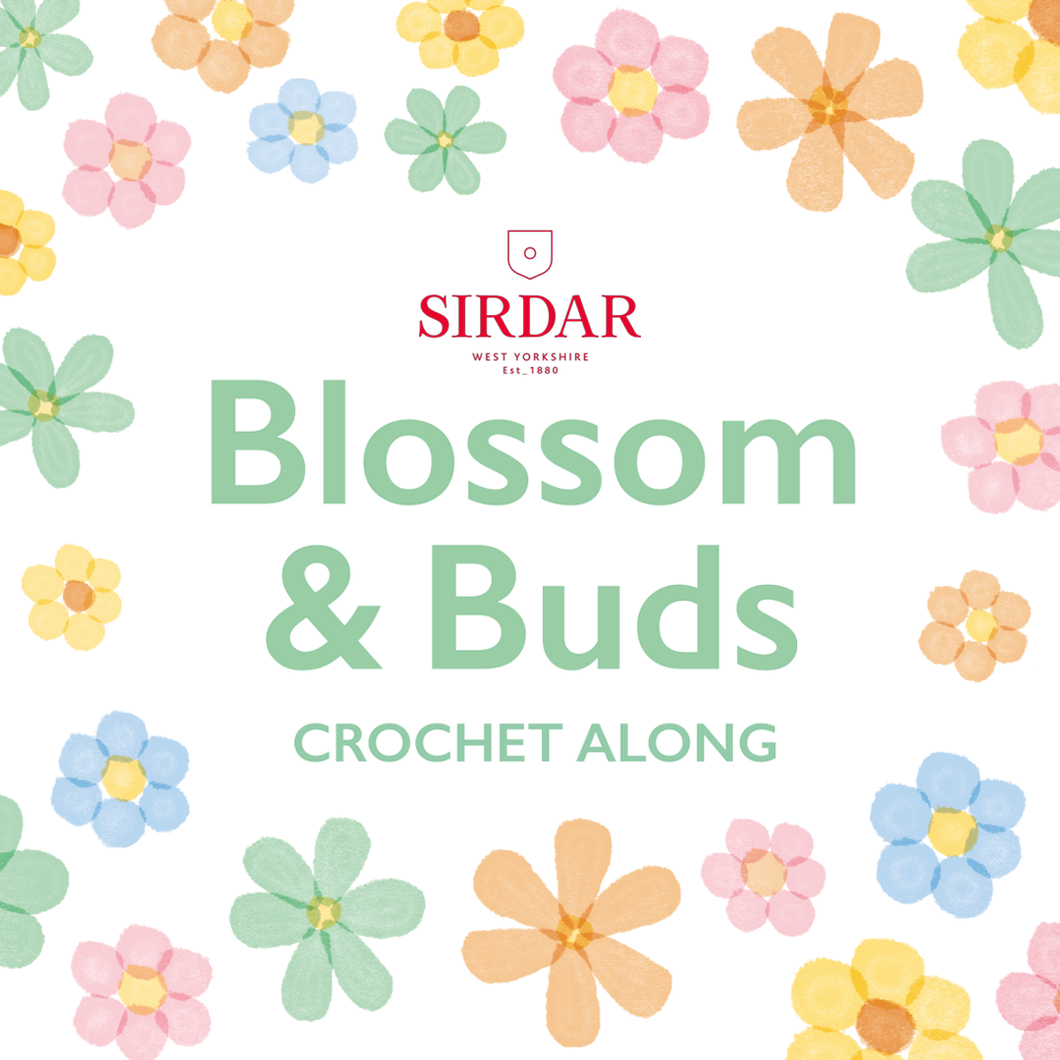 Sirdar Blossom & Buds Blanket..... Spring 2024 Crochet Along Kit