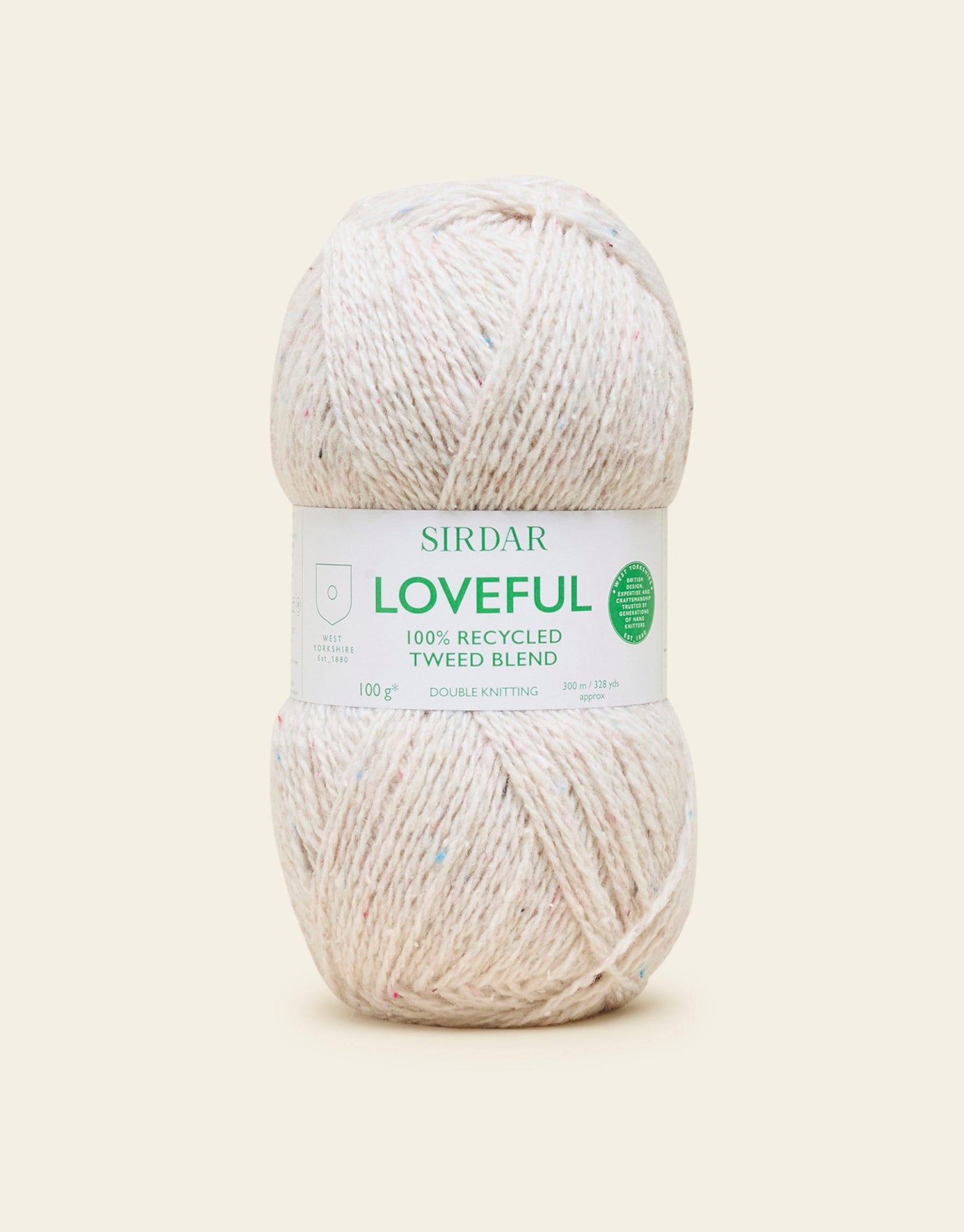 SIRDAR LOVEFUL 100% RECYCLED TWEED BLEND DK, 100G