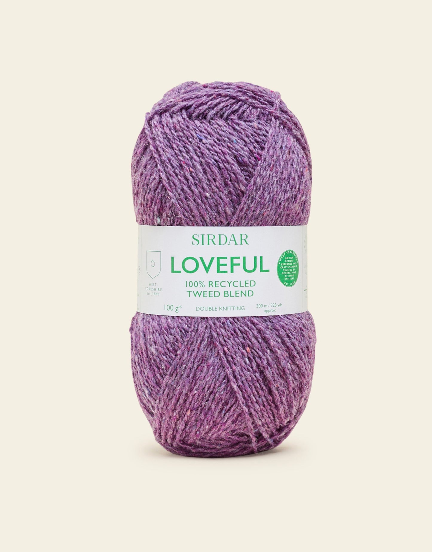 SIRDAR LOVEFUL 100% RECYCLED TWEED BLEND DK, 100G