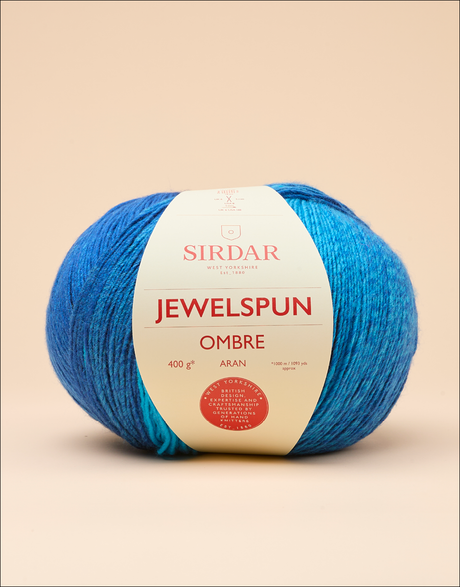 SIRDAR Jewelspun Ombre Extra Large Ball's Aran 400G
