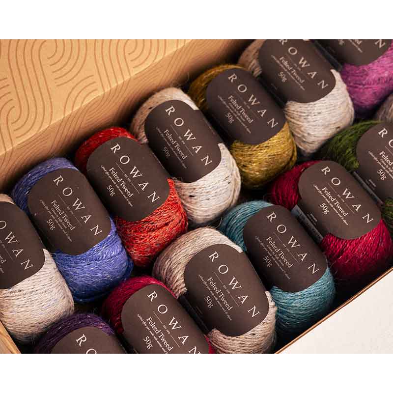 Heirloom Sampler Blanket Knit Along in Rowan Felted Tweed Dk - by Martin Storey