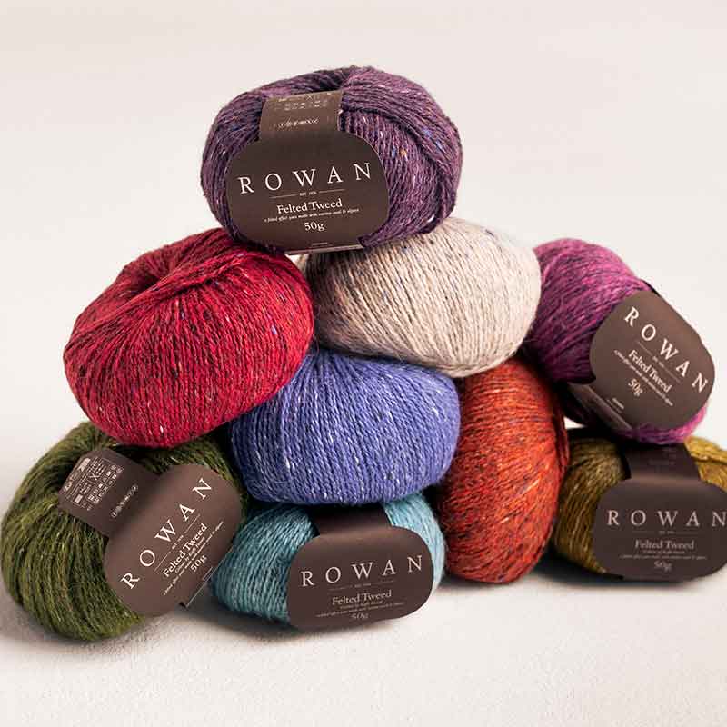Heirloom Sampler Blanket Knit Along in Rowan Felted Tweed Dk - by Martin Storey