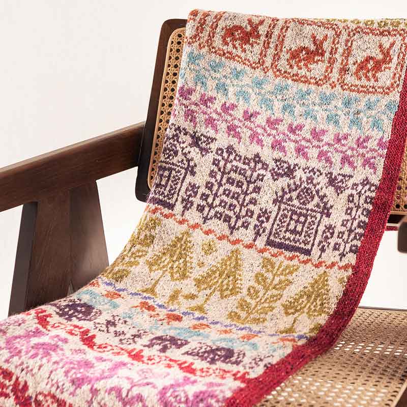 Heirloom Sampler Blanket Knit Along in Rowan Felted Tweed Dk - by Martin Storey