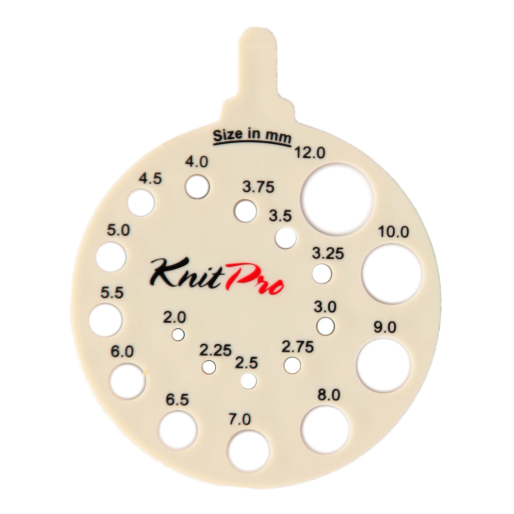 Round Needle Size Gauge