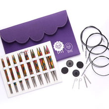 Load image into Gallery viewer, Knit Pro Symfonie: Knitting Pins: Circular: Interchangeable: Deluxe Set with case
