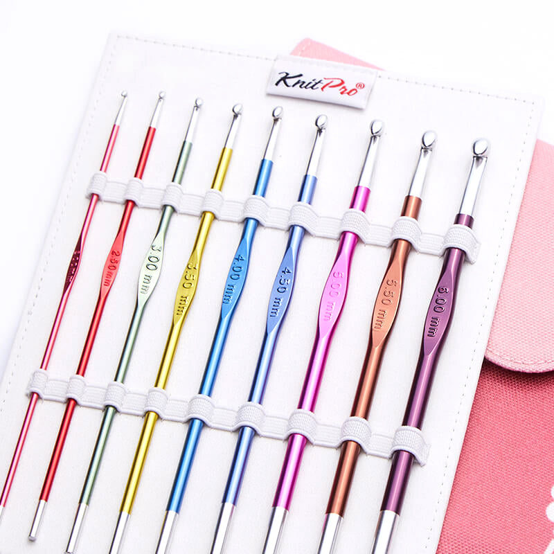 Knit Pro Zings Crochet Hooks in Case