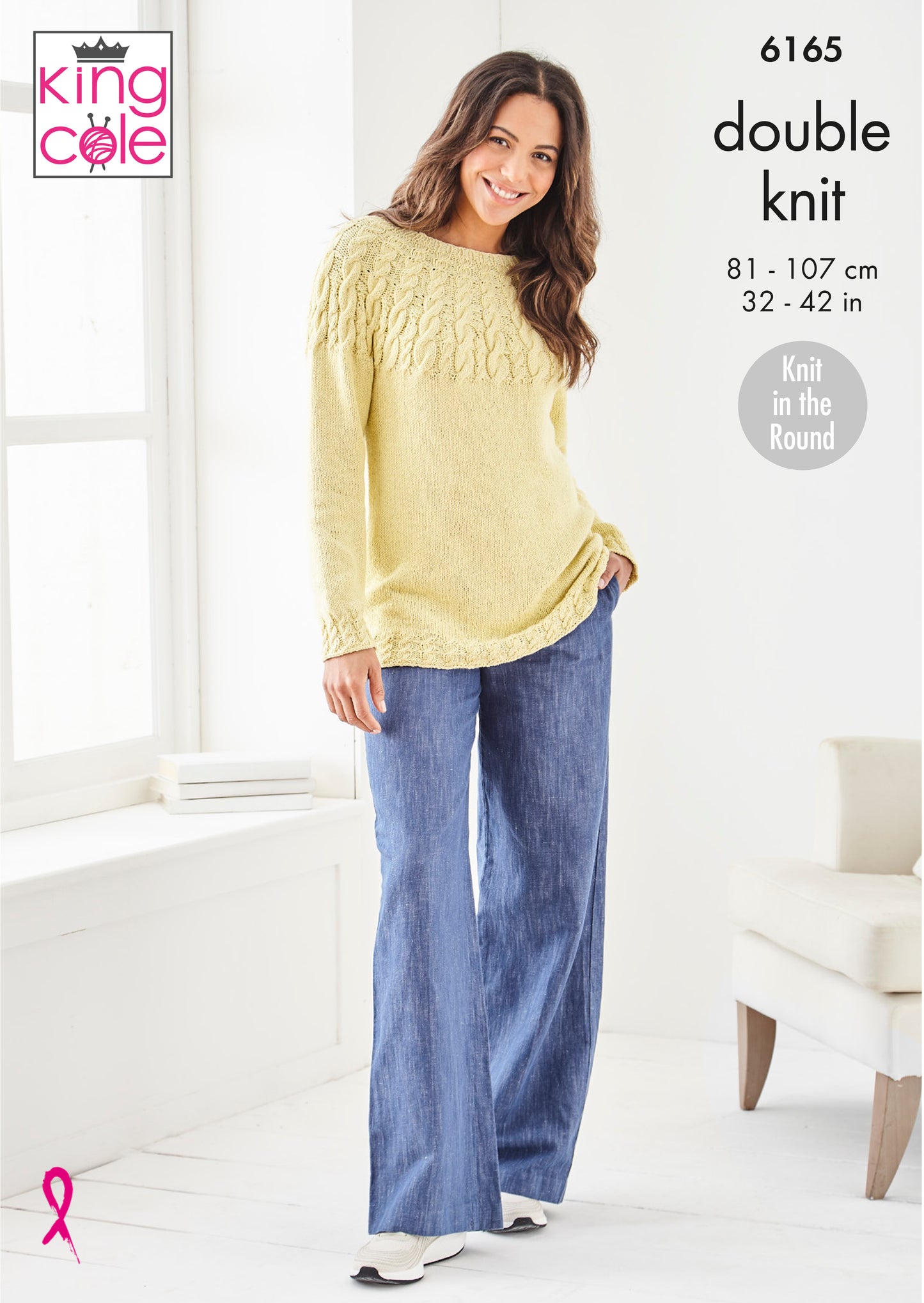 King Cole Knit in the Round Sweaters: DK 6165