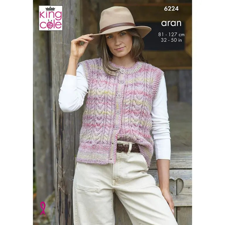 Ladies Sweaters King Cole Pattern 6225