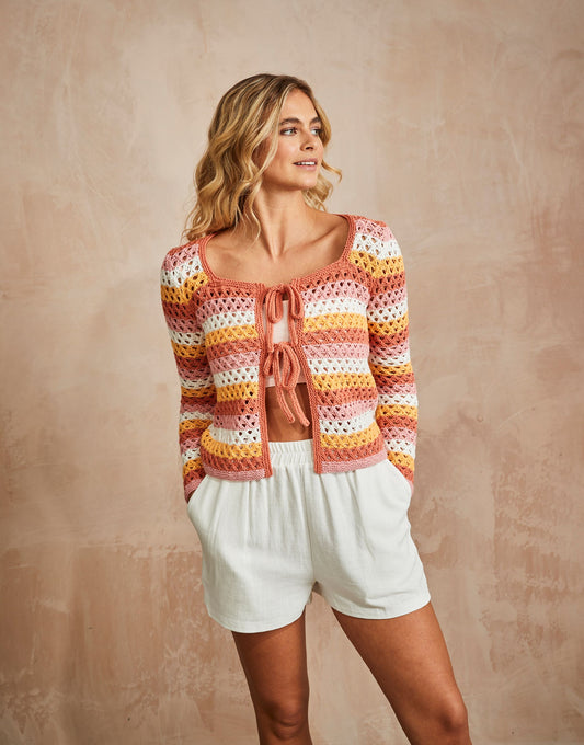 Sirdar CANDY CHIC CARDIGAN IN SIRDAR STORIES DK 10748