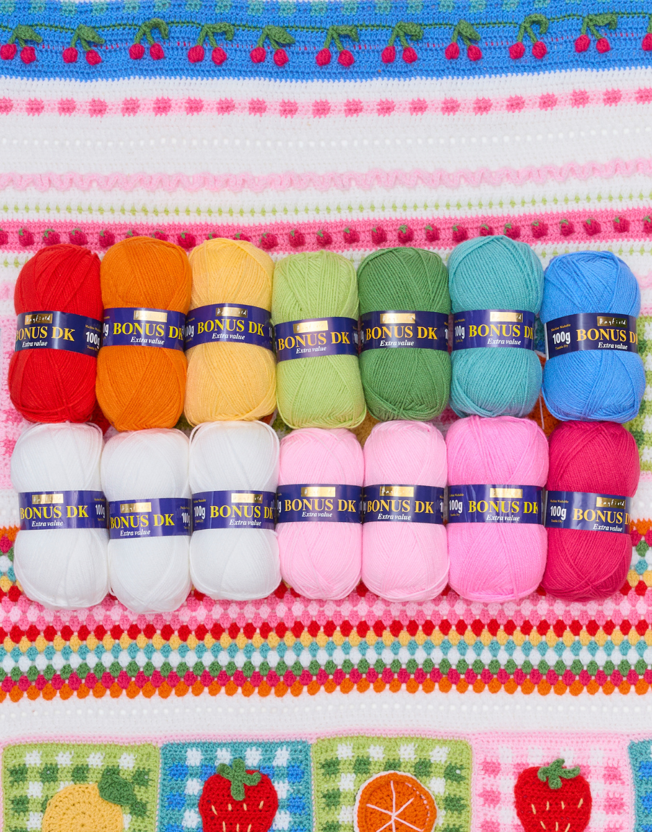SUMMER PICNIC BLANKET CROCHET ALONG YARN BUNDLE