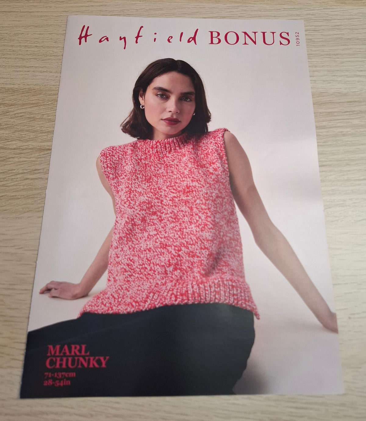 Hayfield Bonus Marl Chunky Vest Top Knitting Kit