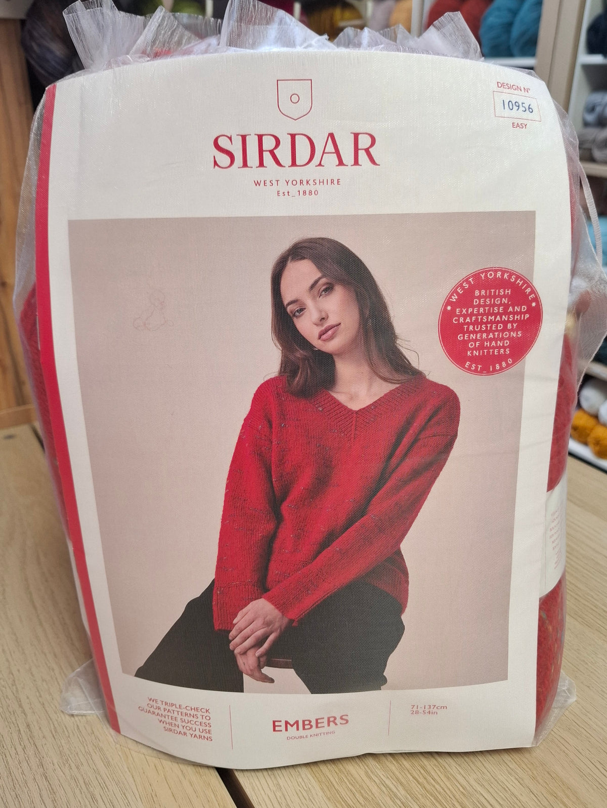 Sirdar Embers Jumper knitting Pack.