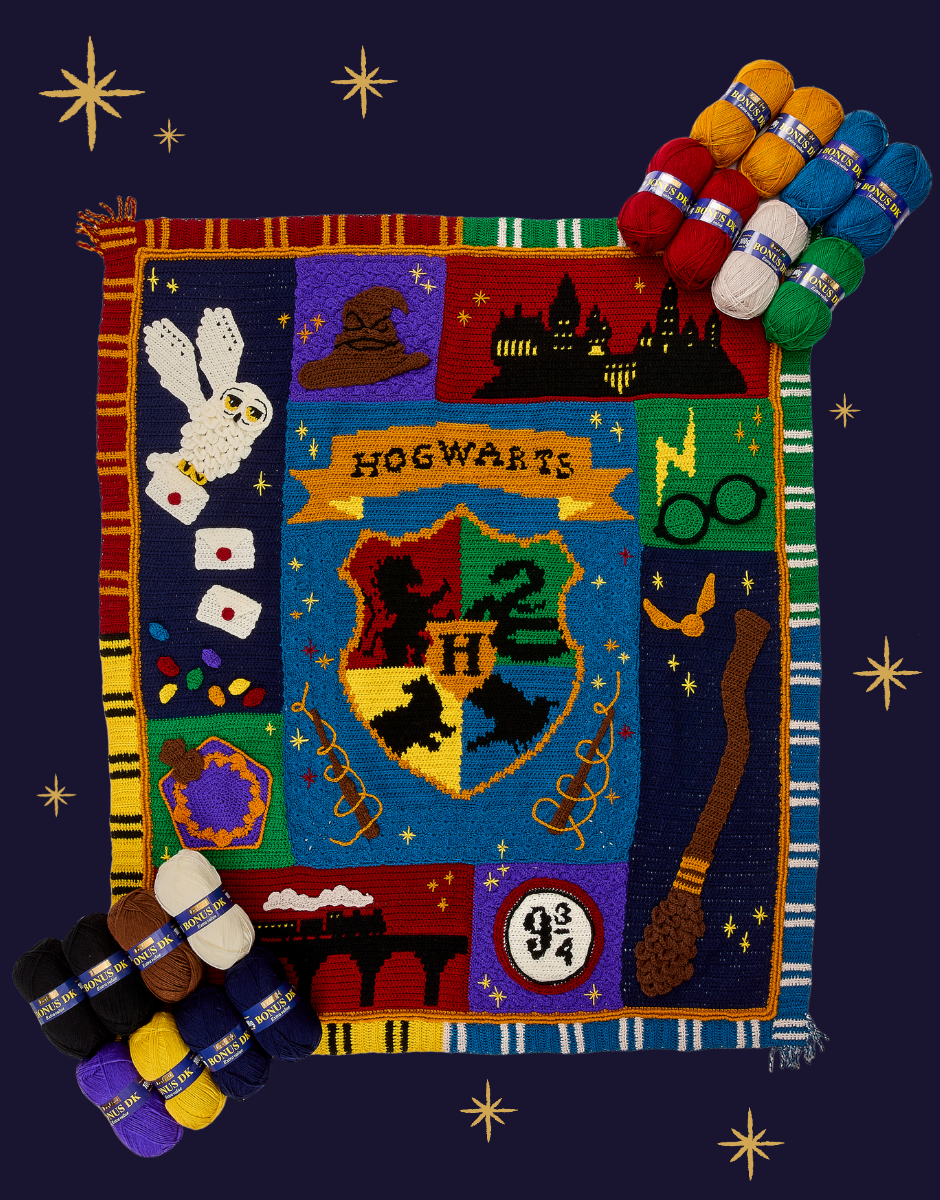 Sirdar Harry Potter Hogwarts Crochet Along Official Yarn Pack – Bonus DK