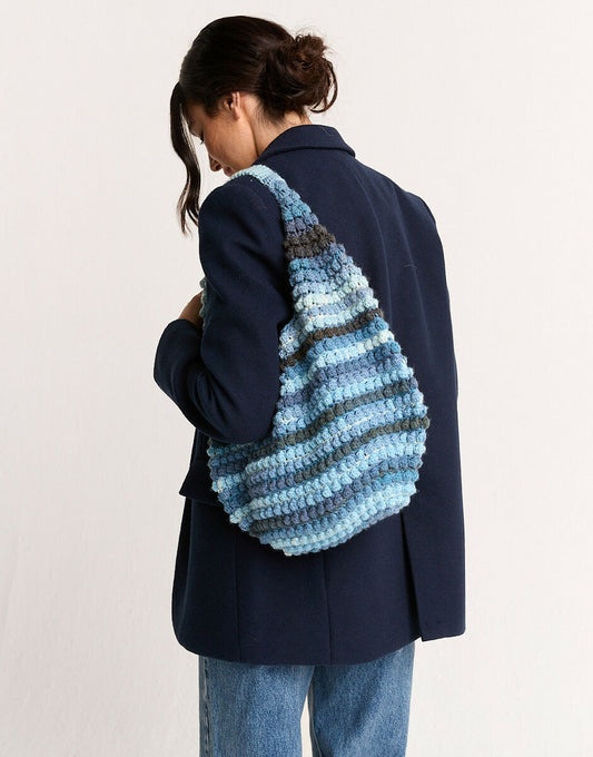 SLOUCHY SHOULDER BAG CROCHET PATTERN IN HAYFIELD SPIRIT DK 10799