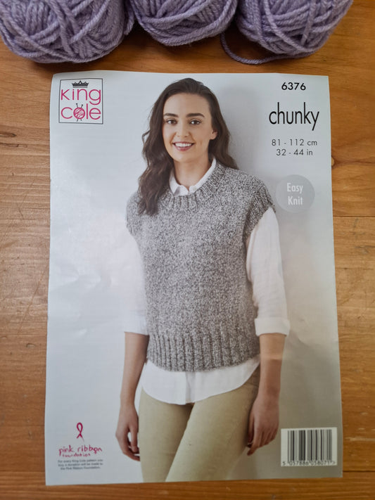 Easy Knit Chunky Vest Top