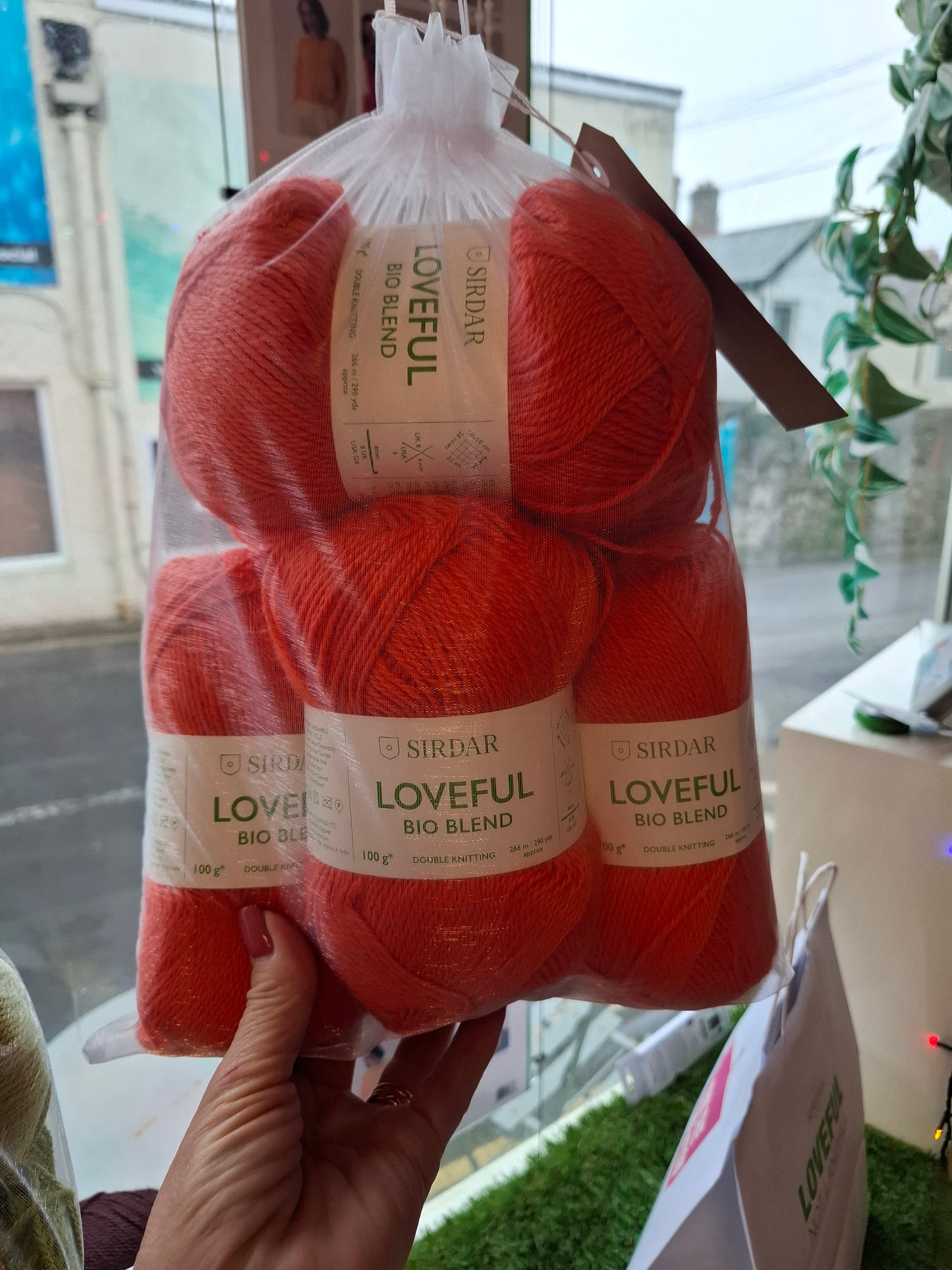 Trumpet Flower Rib Sweater Knitting Kit using Sirdar Loveful Bio Blend DK