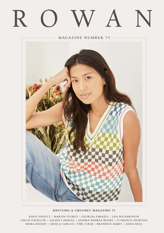 Magazine 79
by Martin Storey, ARNE & CARLOS, Lisa Richardson, Kaffe Fassett, Erika Knight, Georgia Farrell, Galina Carroll, Vibe Ulrik, Chloe Thurlow, Anna Hull, Annika Andrea Wolke, Brandon Mably, Florence Spurling