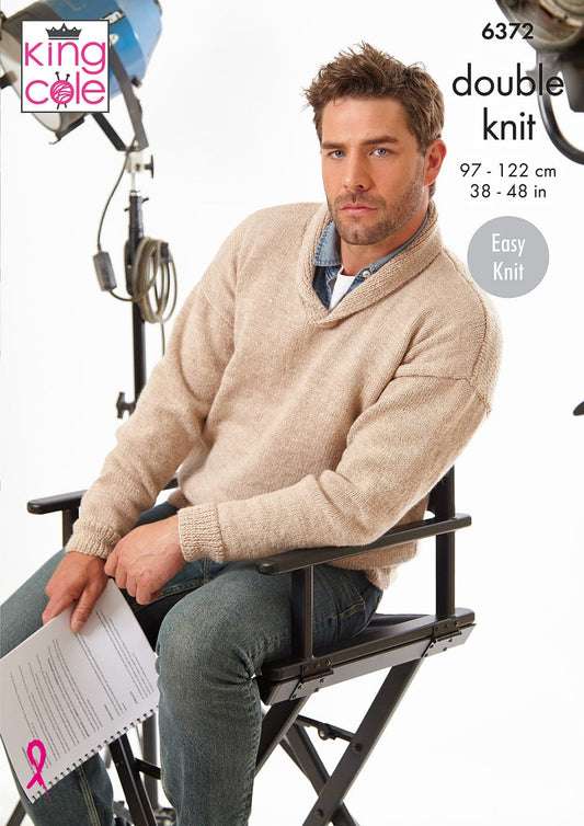 Hollywood Collection: Sweaters knitted in Merino Blend DK
King Cole Pattern 6372