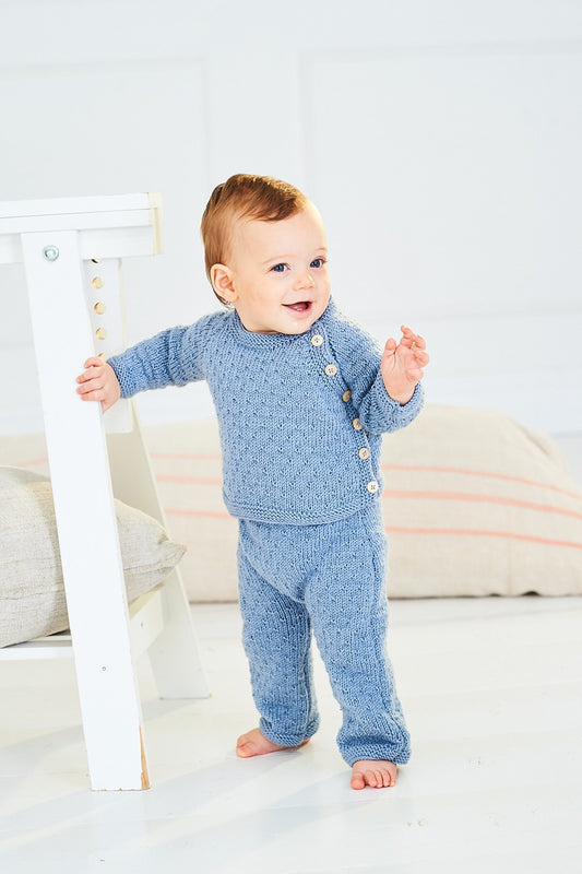 Stylecraft Pattern 10241 - Bambino DK
Cardigan and Trousers