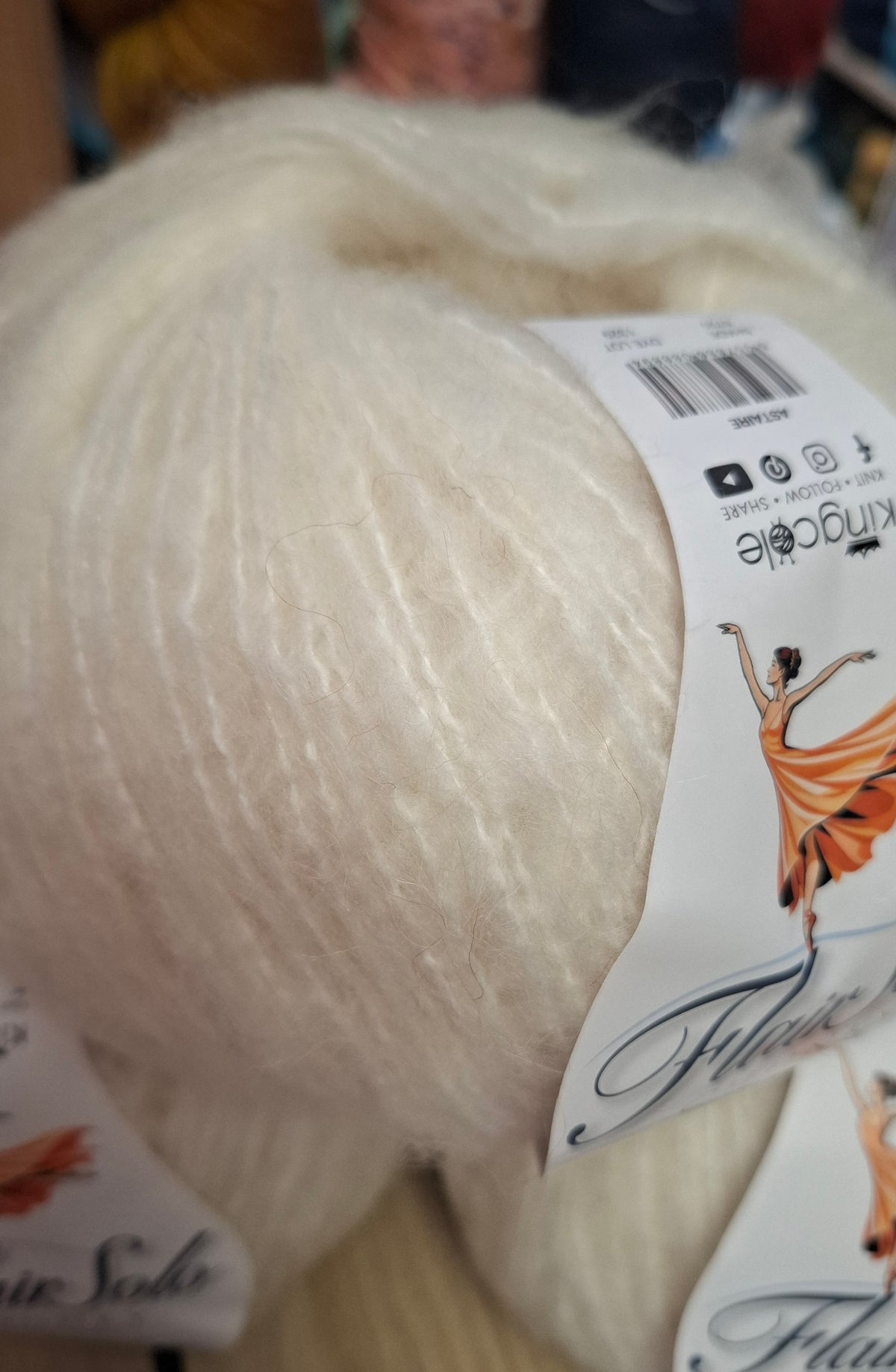 Lace V-Neck Cardigan Knitting Kit – King Cole Flair Solo Astaire – 3 Balls