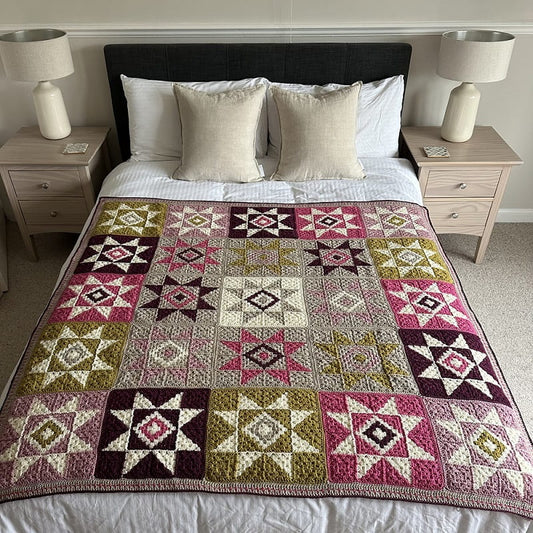 Quiet Sky Blanket Made by Anita (Stylecraft Yarn Pack with Pattern Booklet)