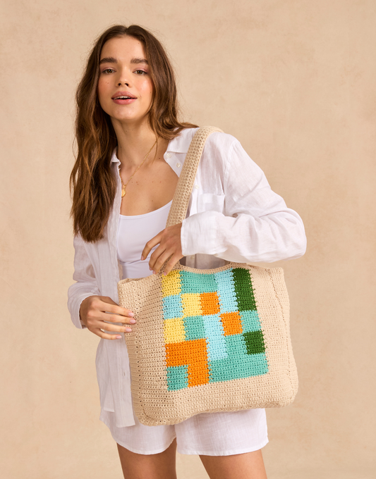 ALL'S SQUARE IN LOVE & TOTES CROCHET PATTERN IN SIRDAR STORIES 10836