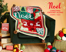Load image into Gallery viewer, Noel Christmas Blanket CAL in Hayfield Bonus DK
